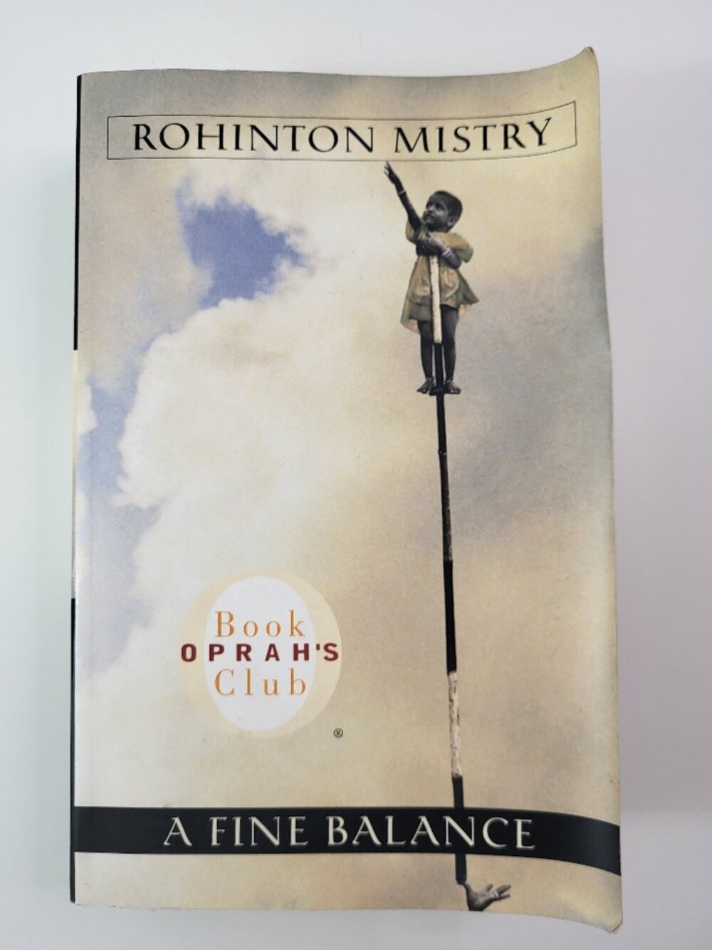 A Fine Balance Rohinton Mistry Oprah's Book Club Edition Paperback Book